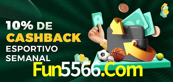 10% de bônus de cashback na Fun5566.Com