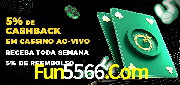 Promoções do cassino ao Vivo Fun5566.Com